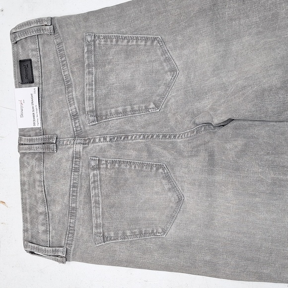 NEW! Skinny Girl December High-Rise Slim Straight Gray Jeans - Picture 4 of 6